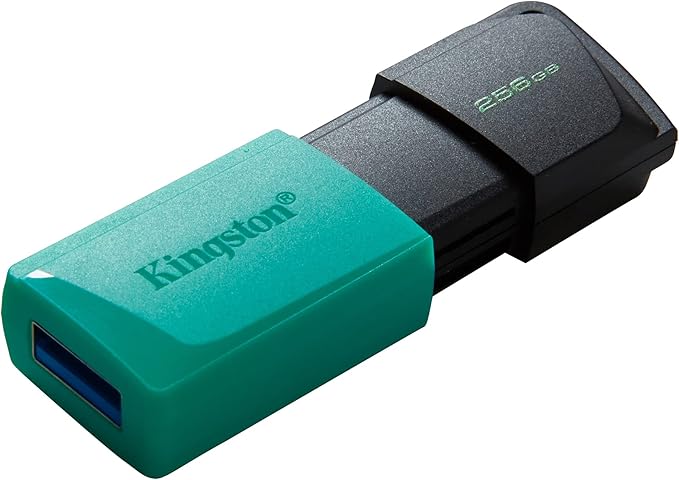 Kingston DataTraveler Exodia M DTXM/256 GB USB 3.2 Gen 1 - Çeşitli Renklerde Hareketli Kapak, Siyah