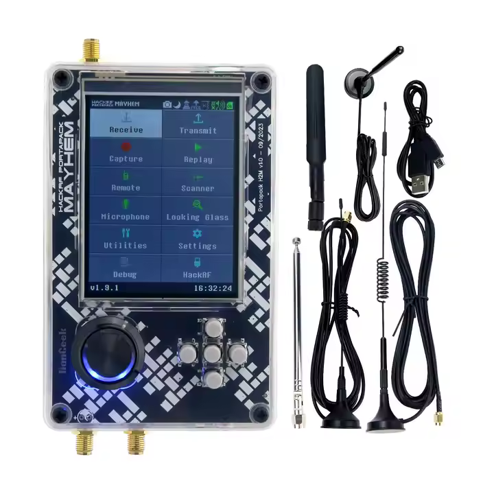 HackRF bir R9 V2.0.1 SDR radyo + PortaPack H2M 3.2 