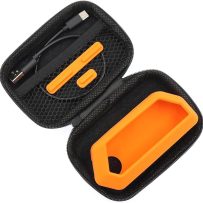 5'i 1 Arada Koruyucu Aksesuarlar Yumuşak Silikon Kılıf ve EVA Taşıma Çantası ve 3 Paket Ekran Koruyucu