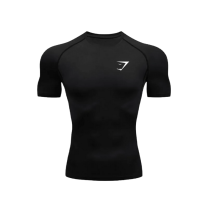 Gymshark Siyah  Beyaz  Compression T-shirt